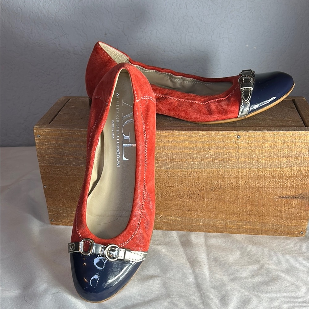 AGL Red and Black Women's Shoes